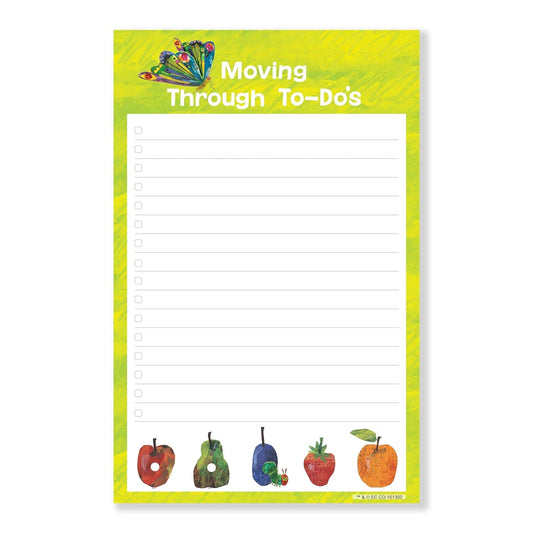 Eric Carle Moving Through To-Do's Notepad