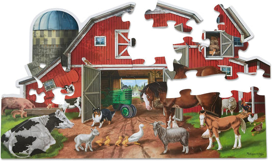 Busy Barn Shaped Flor Puzzles 32 pc.