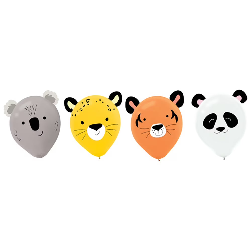 Get Wild! Birthday Latex Balloon Kit
