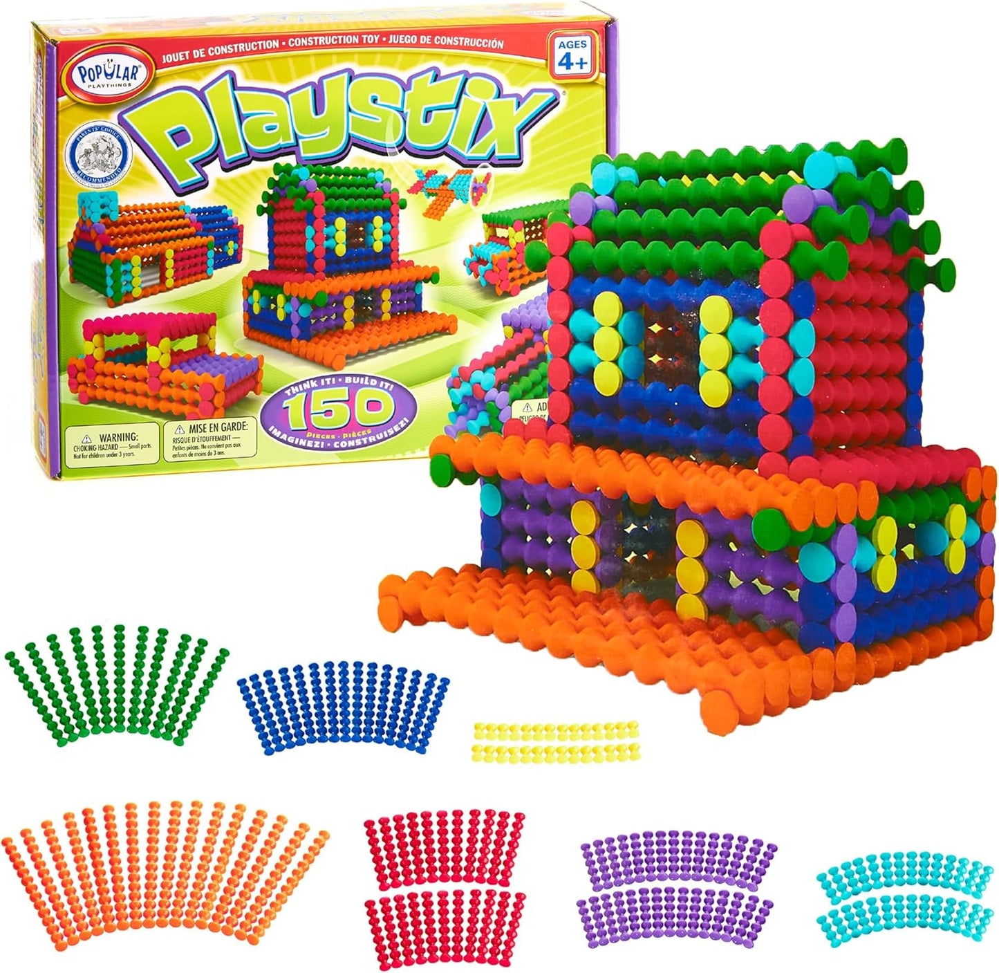 Playstix Construction Toy Set - 150 Piece Kit