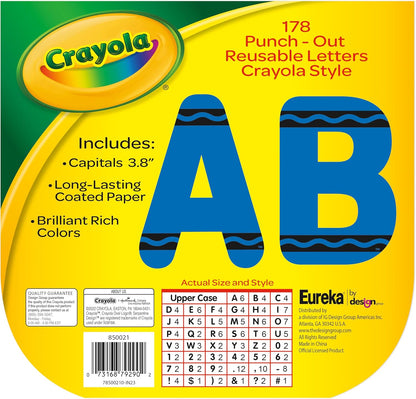 Crayola Blue Deco Letters