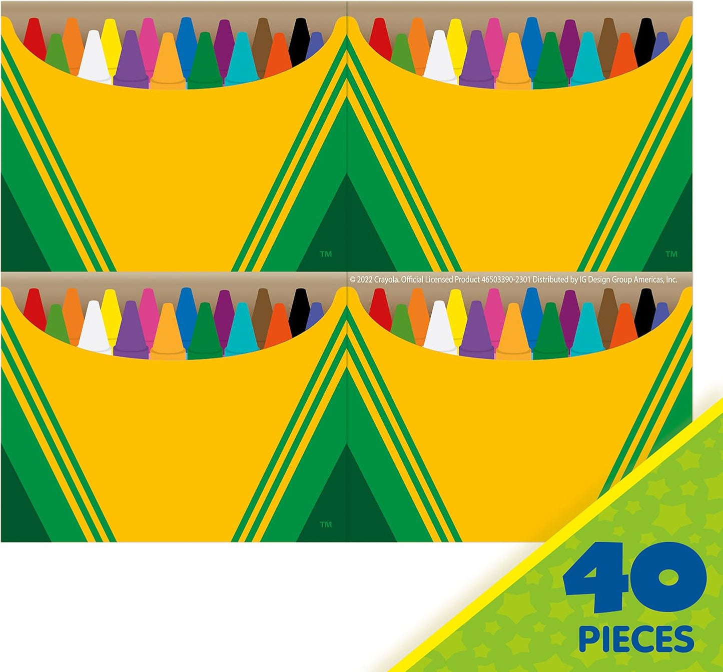 Crayola Crayons Name Tags