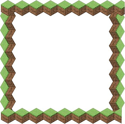 Eureka Minecraft Blocks Extra Wide Decorative Classroom and Bulletin Board Trim