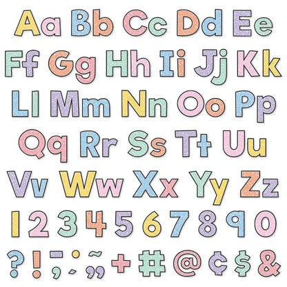 Colorful Composition 4" Everyday Letters