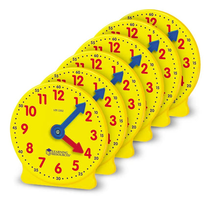 Big Time™ Geared Mini-Clocks, Set of 6