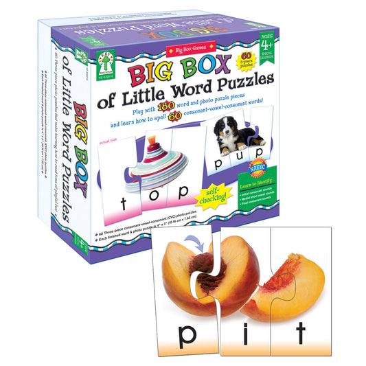 Big Box of Little Word Puzzles Puzzle Grade PK-2