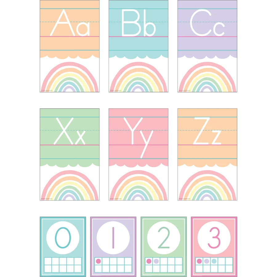 Pastel Pop Alphabet Bulletin Board