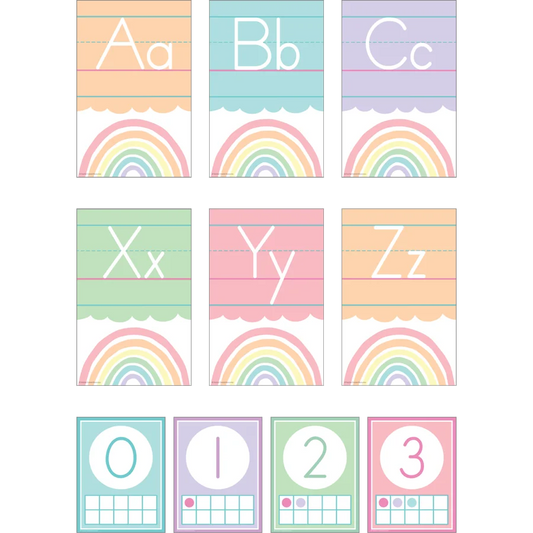 Pastel Pop Alphabet Bulletin Board