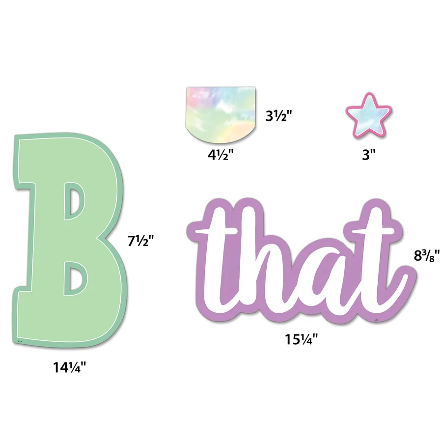 Pastel Pop Believe That You Can Bulletin Board
