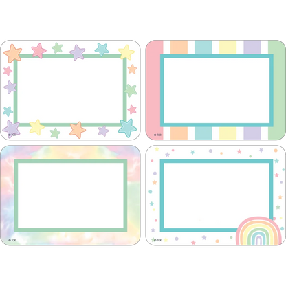 Pastel Pop Name Tags