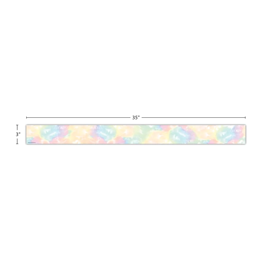 Pastel Pop Tie-Dye Straight Border