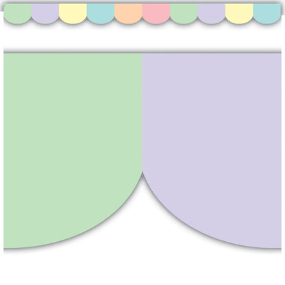 Pastel Pop Scalloped Die-Cut Border