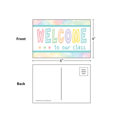 Pastel Pop Welcome Postcards