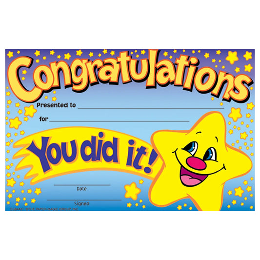 Congratulations Recognition Award Pack