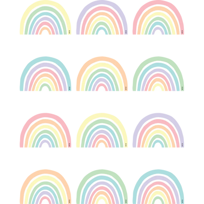 Pastel Pop Rainbows Mini Accents