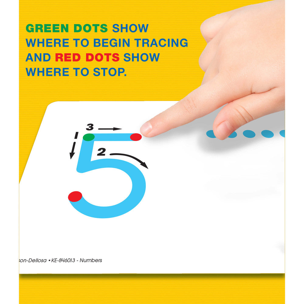 Textured Touch and Trace: Numbers Early Learning Manipulative Grade PK-3