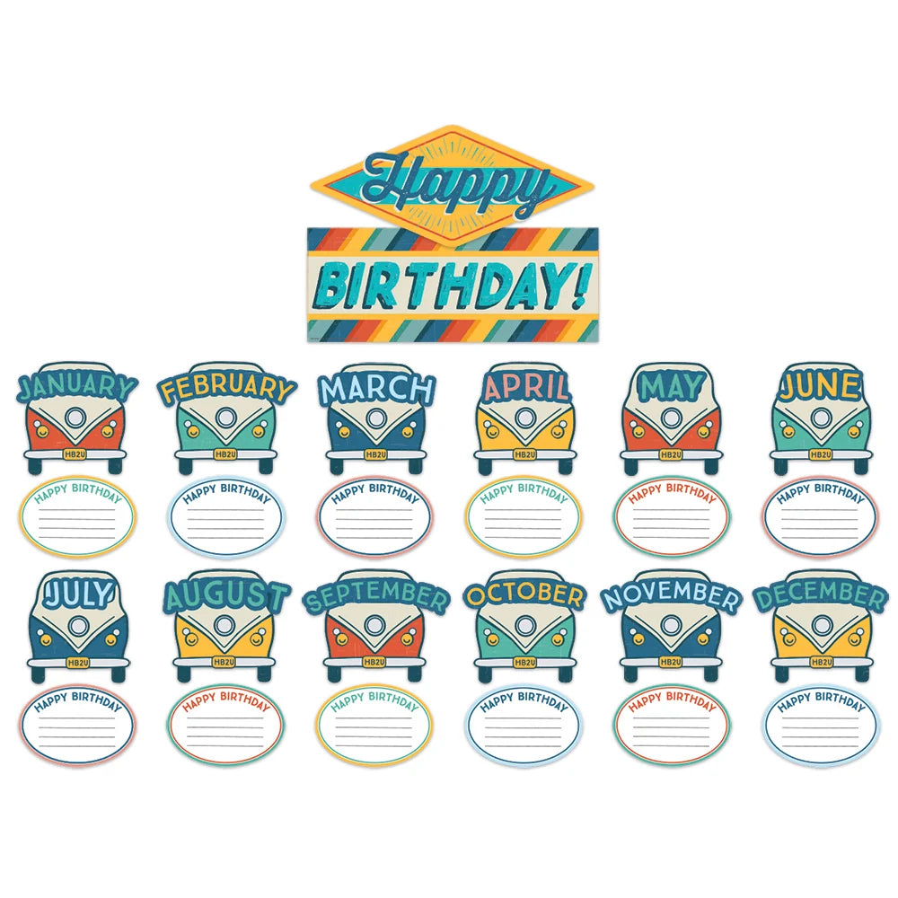 Adventurer Birthday Mini Bulletin Board Set