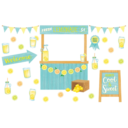 Lemon Zest Lemonade Stand Bulletin Board