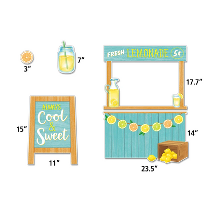 Lemon Zest Lemonade Stand Bulletin Board