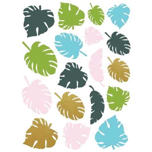 Tropical Palm Leaves Accents - Assorted Sizes