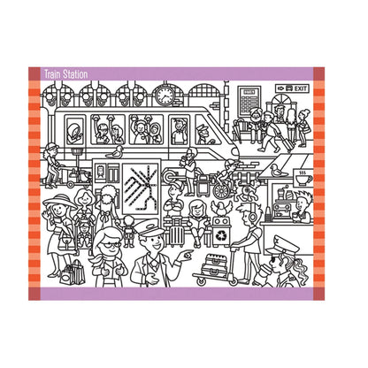 Seek & Find Sticker Pad – Around Town