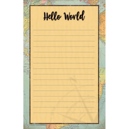 Travel the Map Notepad