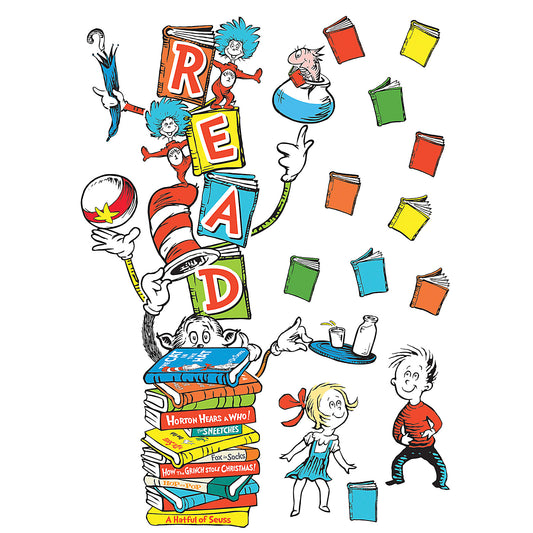 Dr. Seuss Reading All-In-One Door Decor Kit, Assorted Colors