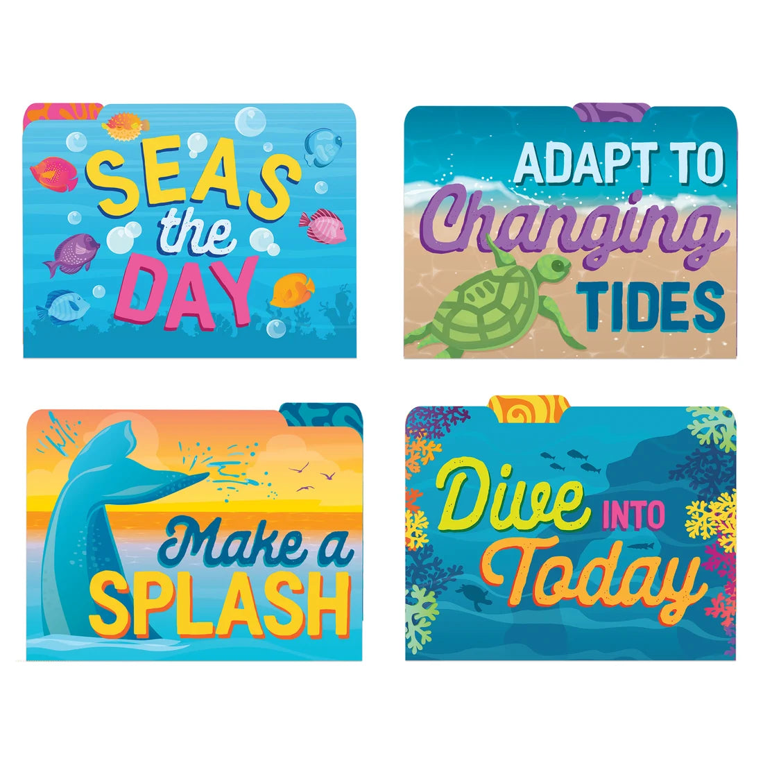 Seas the Day File Folders