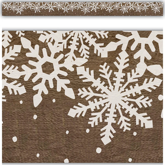 Home Sweet Classroom Winter Straight Border Trim