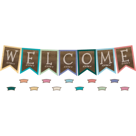 Home Sweet Classroom Pennants Welcome Bulletin Board