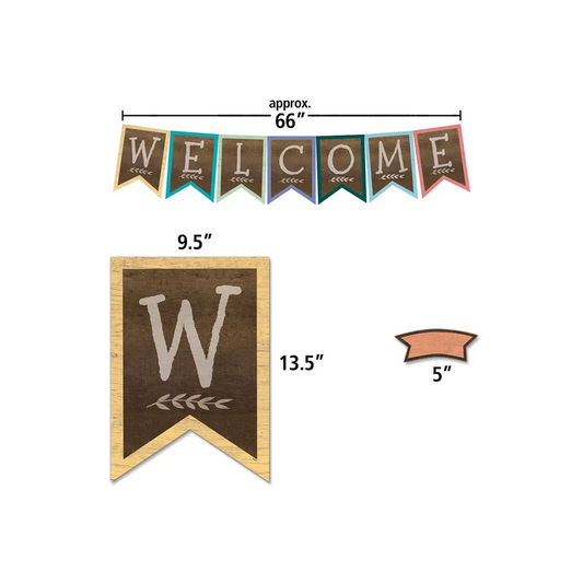 Home Sweet Classroom Pennants Welcome Bulletin Board
