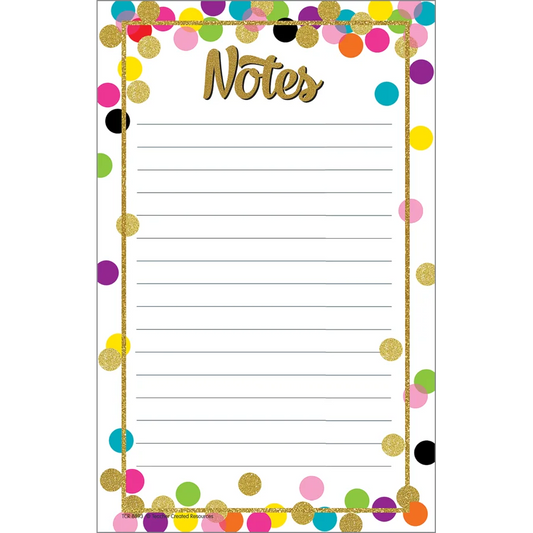Confetti Notepad