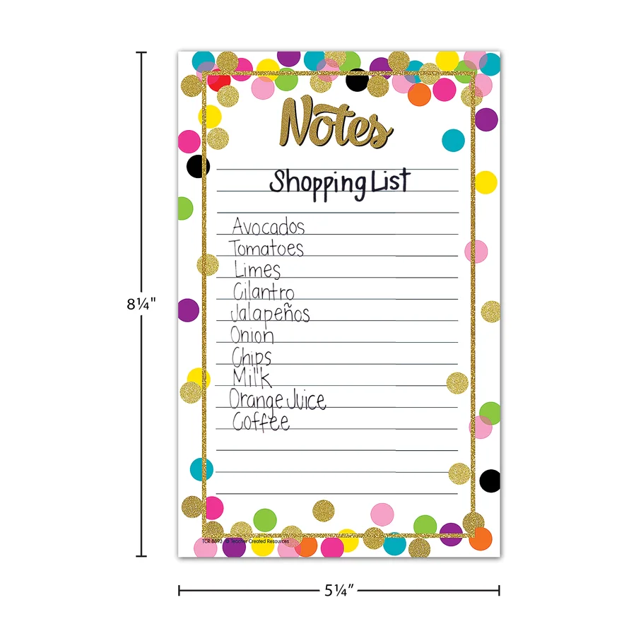 Confetti Notepad