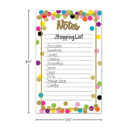 Confetti Notepad