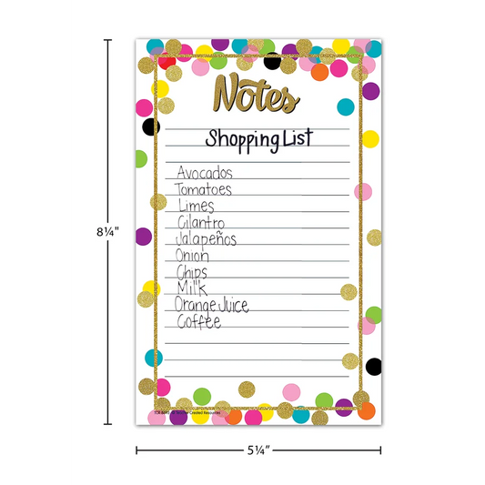 Confetti Notepad