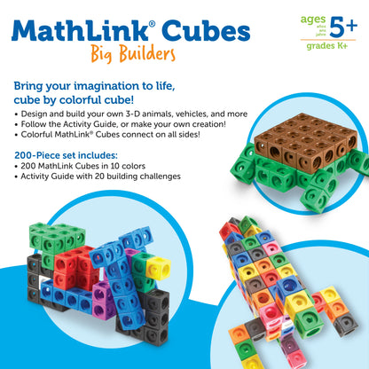 MathLink® Cubes Big Builders™