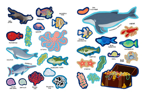 Sea Life Around the world Kid's Sticker Book