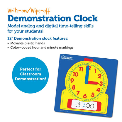 Write & Wipe Demonstration Clock