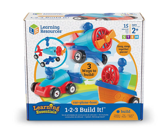 1-2-3 Build It!™ Car-Plane-Boat