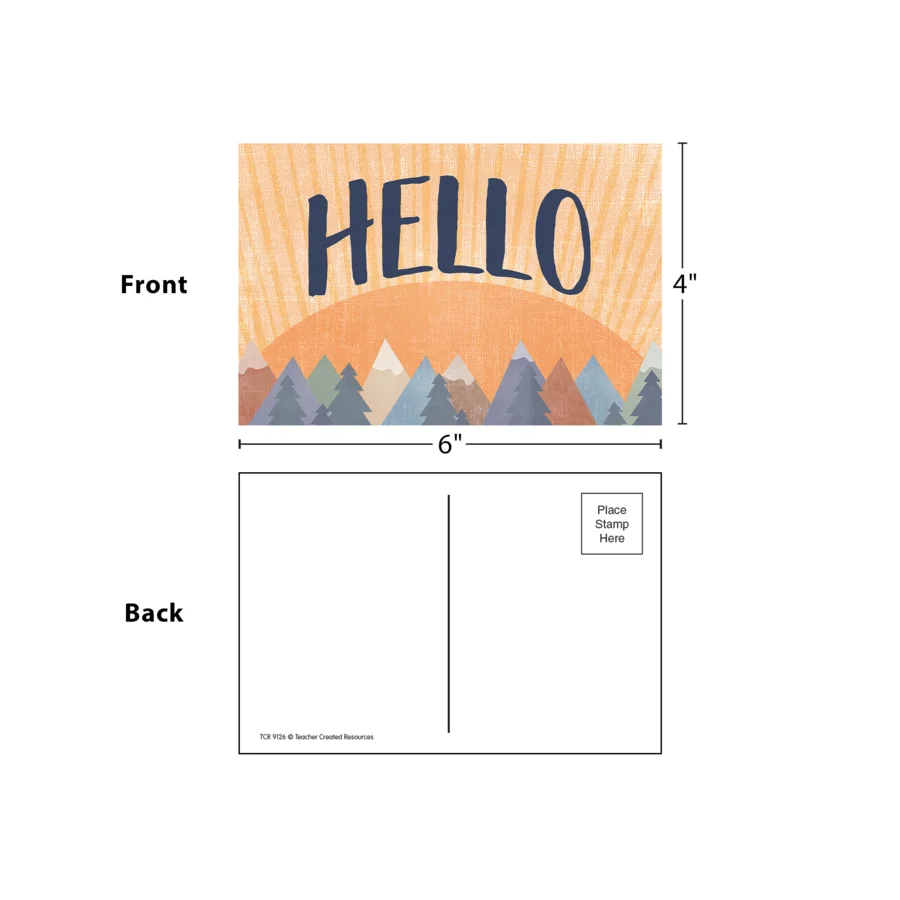 Moving Mountains Hello Postcards