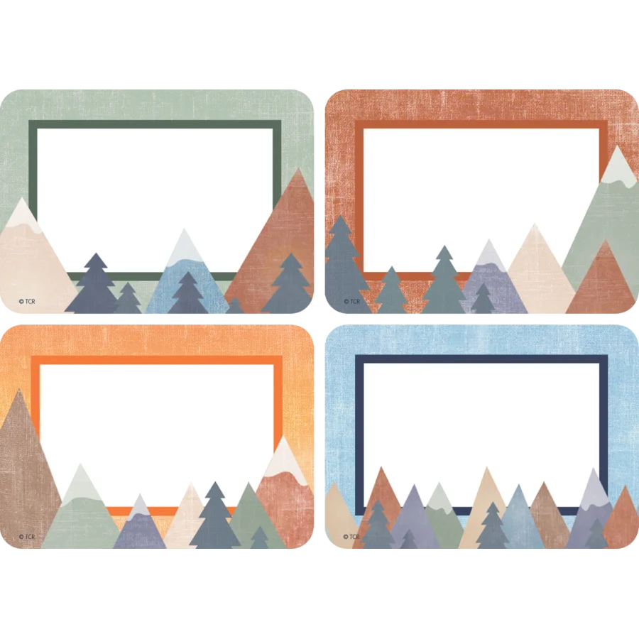 Moving Mountains Name Tags