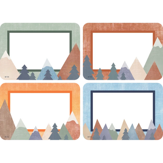 Moving Mountains Name Tags