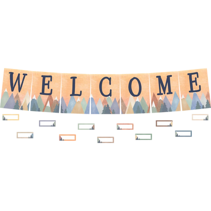 Moving Mountains Welcome Bulletin Board