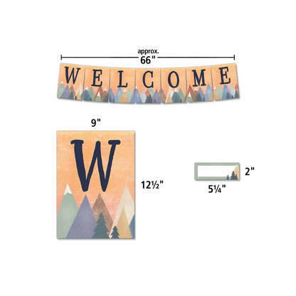 Moving Mountains Welcome Bulletin Board
