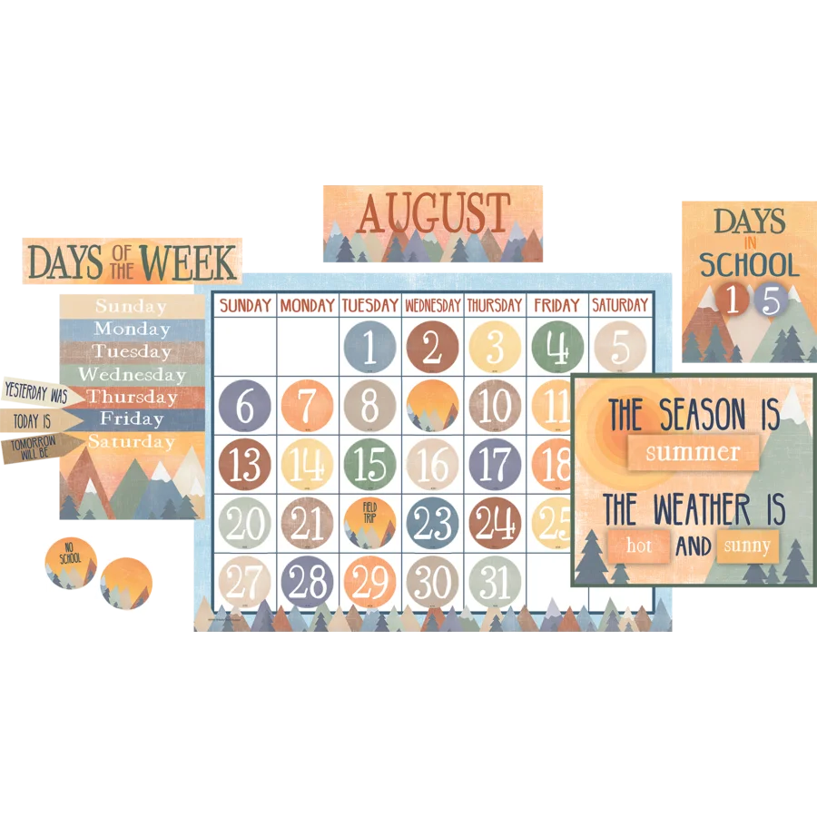Moving Mountains Calendar Bulletin Board