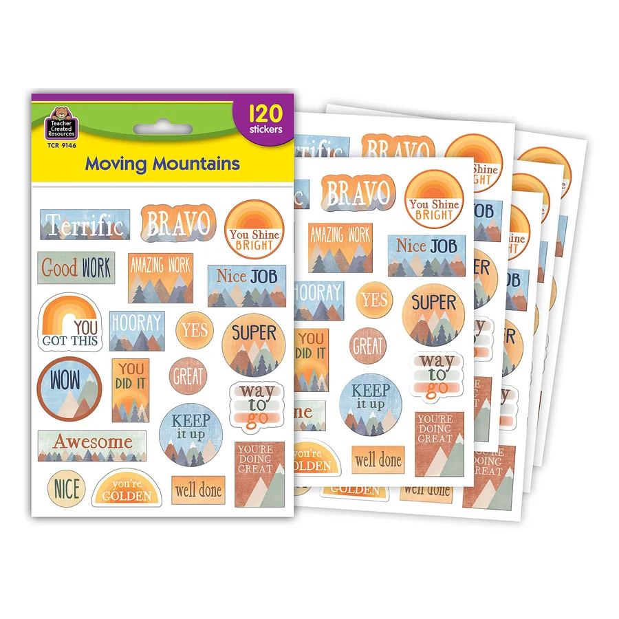 Moving Mountains Stickers