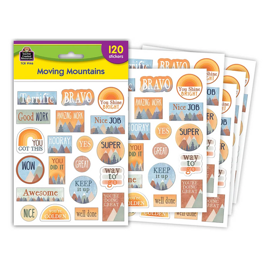 Moving Mountains Stickers