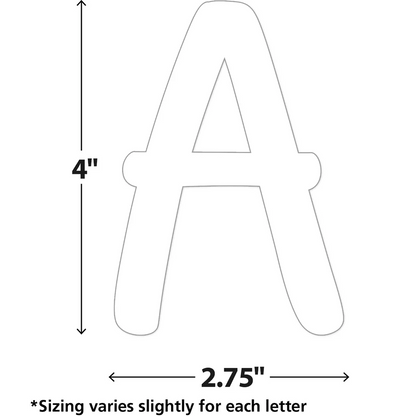 White Modern Classic Letters Combo Pack