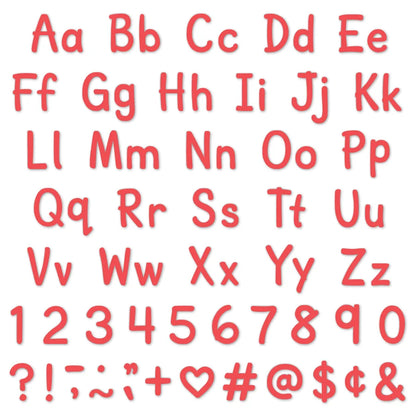 Melon Red Modern Classic Letters Combo Pack