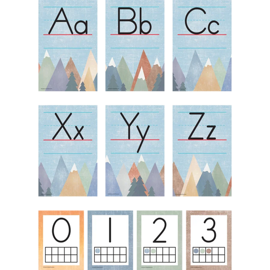 Moving Mountains Alphabet Bulletin Board